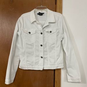 AQ White Denim Jacket